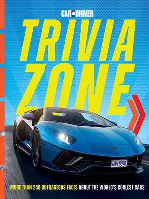 cover image of Car and Driver Trivia Zone